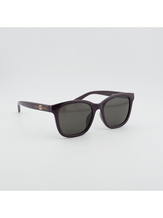 Gucci GG1984SK 004 Unisex Sunglasses Violet Square Frame, Grey Lenses main image 2